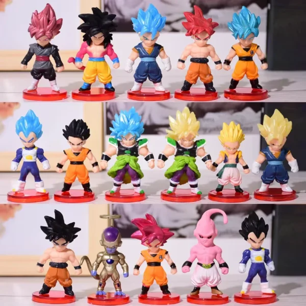 Dragon Ball Inspired 16pcs Mini Figure Set