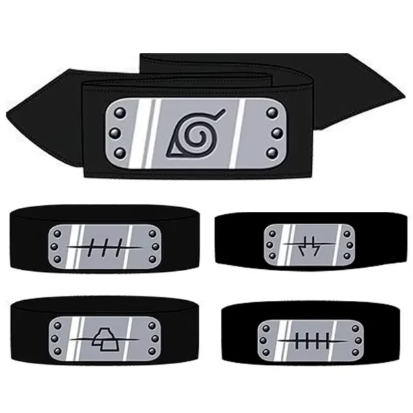 Naruto Inspired Ninja Village Headband – Anime Cosplay Forehead Protector
